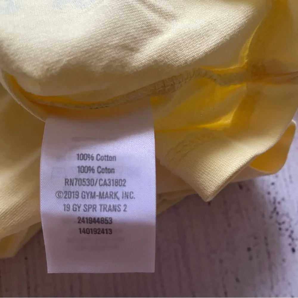 Gymboree Waves of Kindness Yellow Long Sleeve Shirt Size 0-3 month